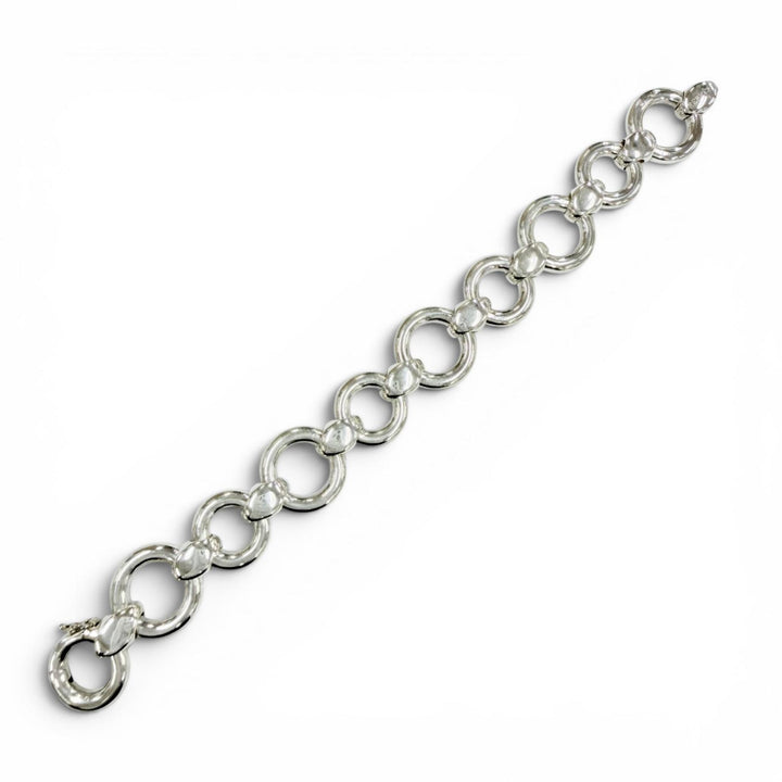 Excellent HERMES bracelet Frontail Bracelet Accessories Silver SV925 Women