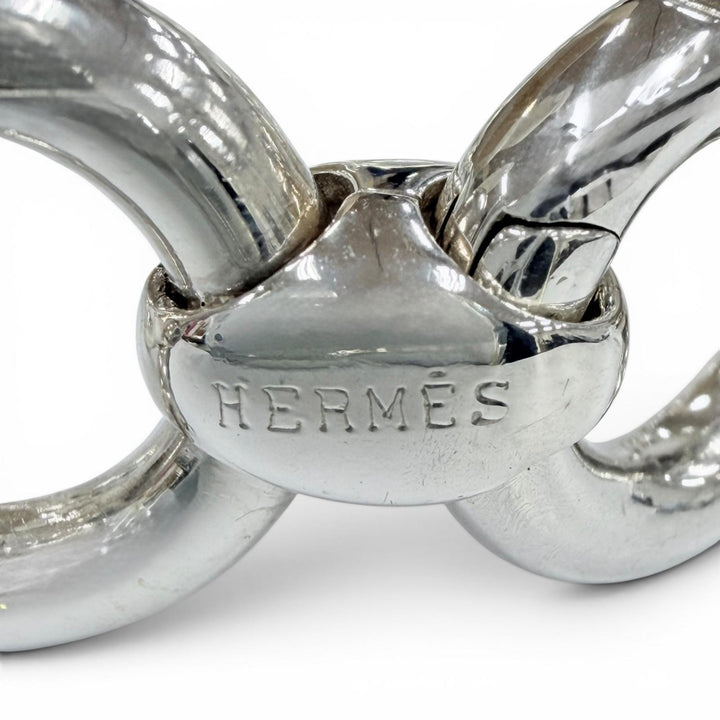Excellent HERMES bracelet Frontail Bracelet Accessories Silver SV925 Women