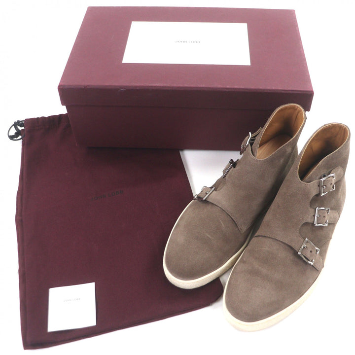 Excellent John Lobb High cut sneakers HOWELL BOOTS Gurege Suede leather 6 318