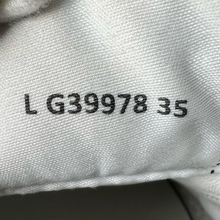 Excellent CHANEL sneakers COCO Mark white Women 35 G39978
