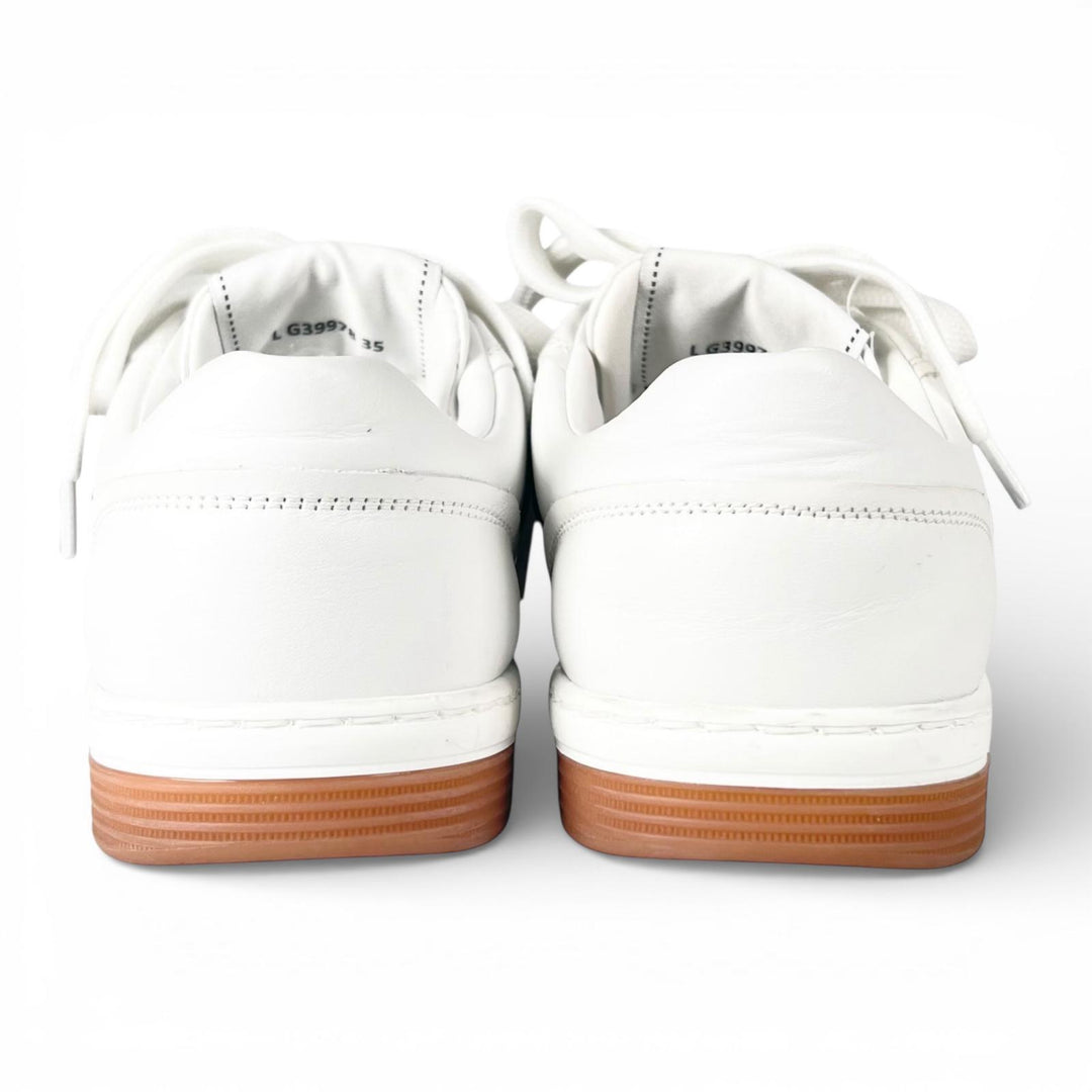 Excellent CHANEL sneakers COCO Mark white Women 35 G39978