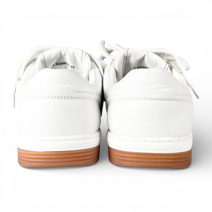 Excellent CHANEL sneakers COCO Mark white Women 35 G39978