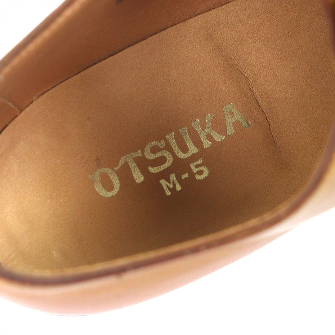 Excellent Otsuka Leather shoes AKATSUKI Orange leather mens 4 M-5
