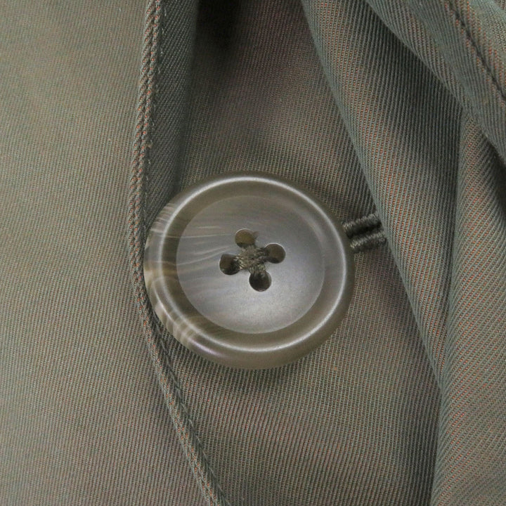 Excellent Burberrys coat Nova check pattern on the back iridescent cotton mens