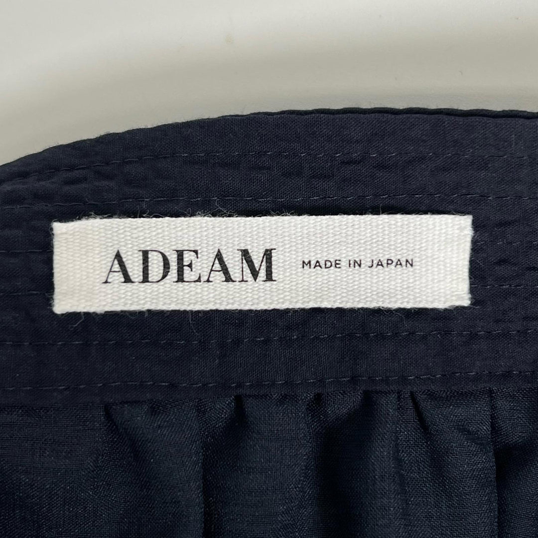 Excellent ADEAM one piece long Navy cotton Women XS 43689