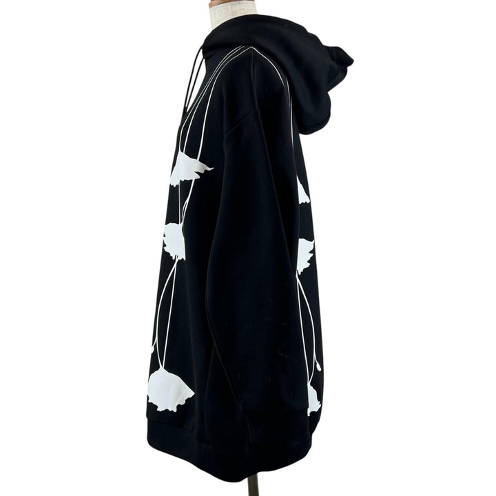 Excellent PRADA hoodie Oversized hoodie black cotton Women XS 134615