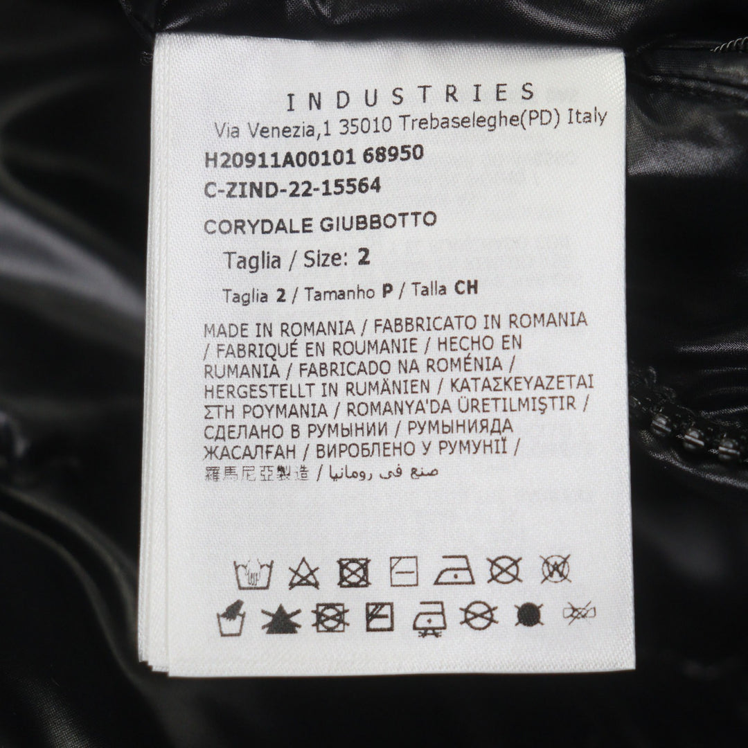 Excellent MONCLER Down jacket CORYDALE black Nylon mens 2