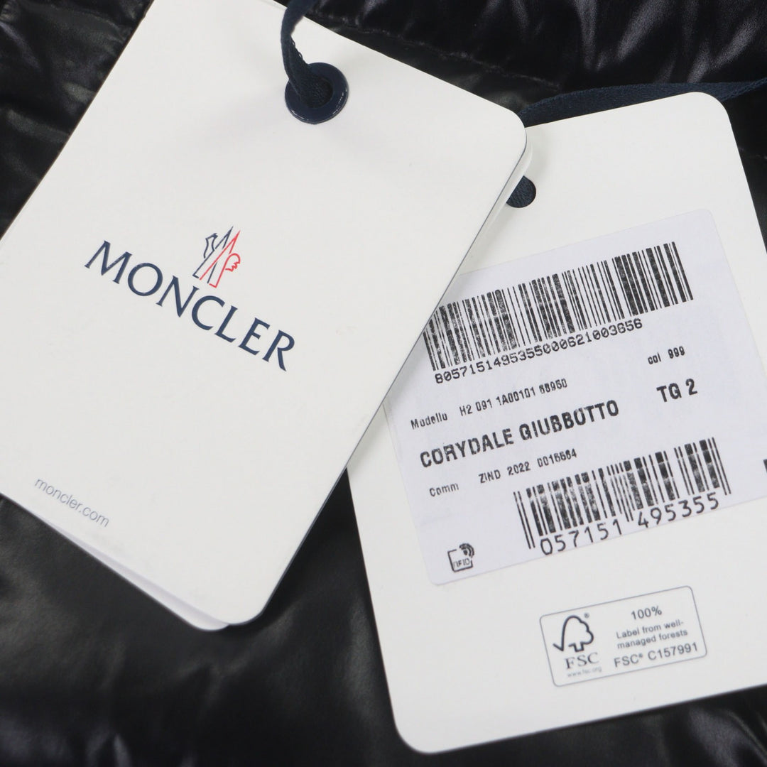 Excellent MONCLER Down jacket CORYDALE black Nylon mens 2