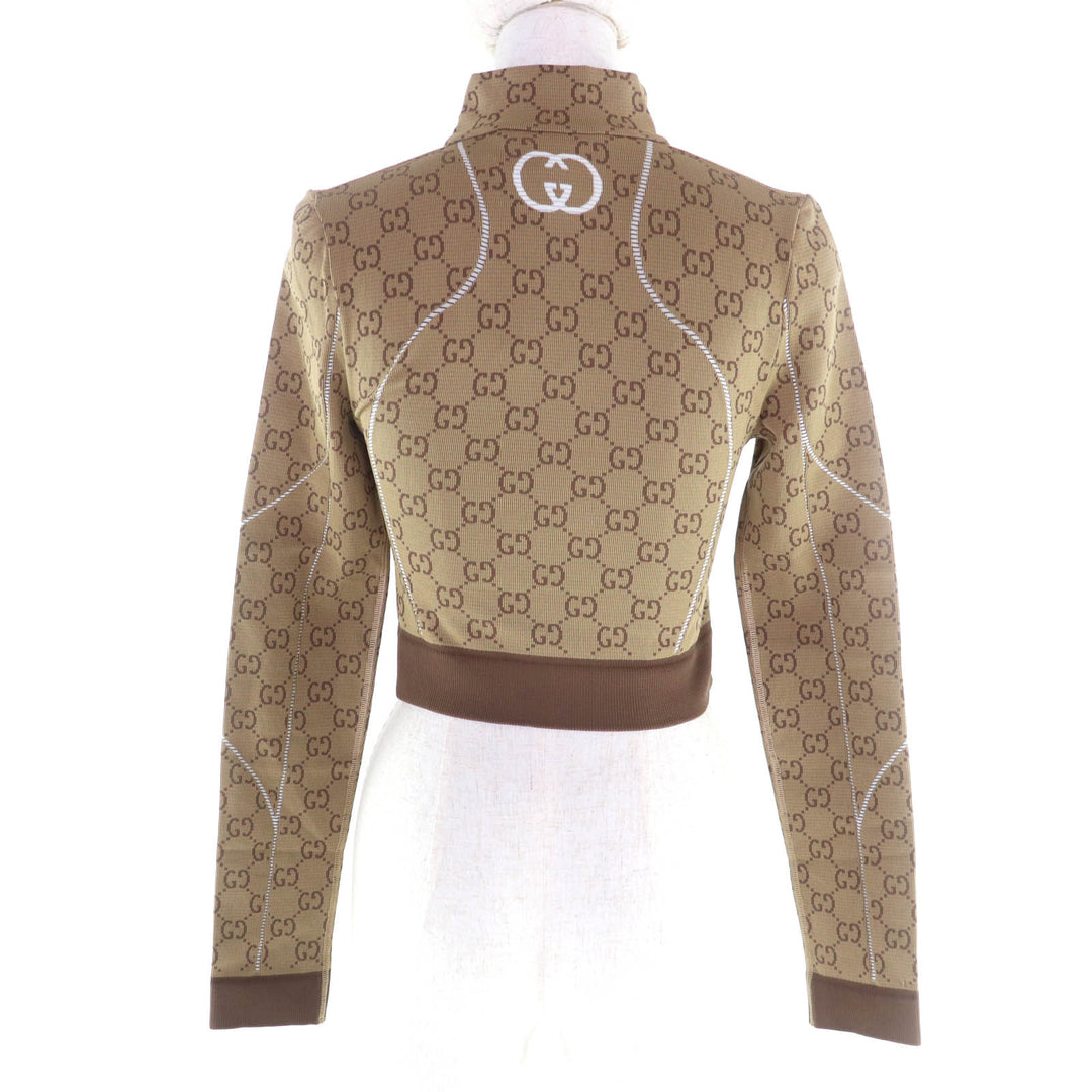 Pristine GUCCI tops Brown Nylon Women S 715524