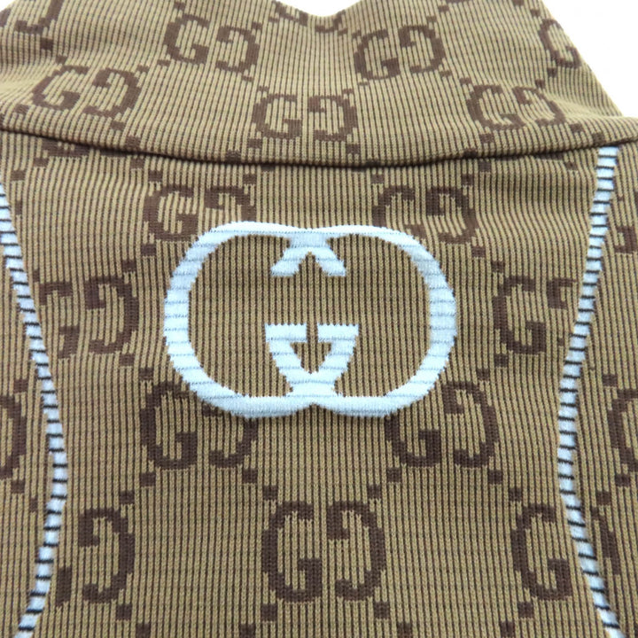 Pristine GUCCI tops Brown Nylon Women S 715524