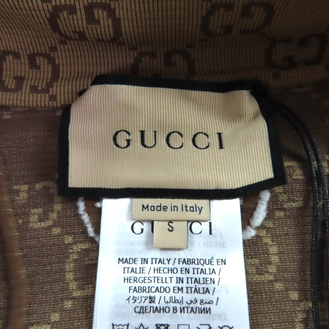 Pristine GUCCI tops Brown Nylon Women S 715524