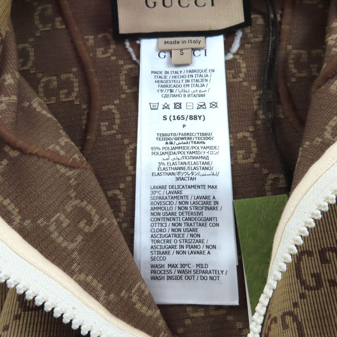 Pristine GUCCI tops Brown Nylon Women S 715524