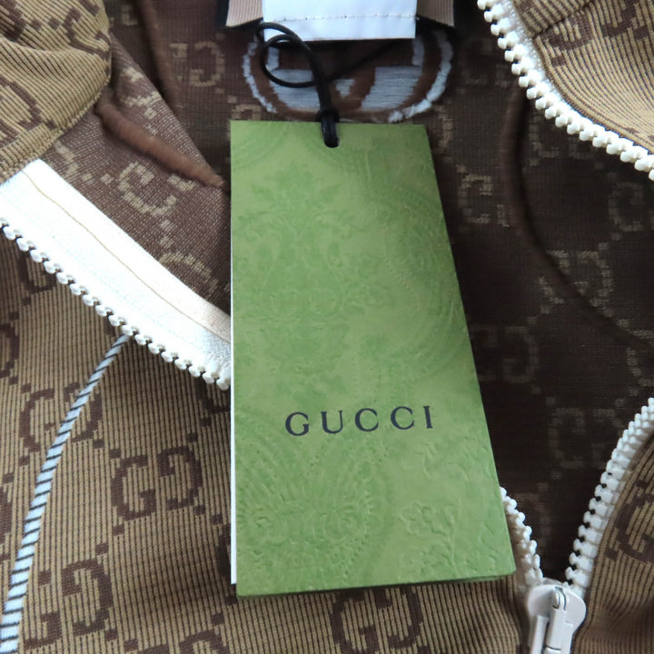 Pristine GUCCI tops Brown Nylon Women S 715524
