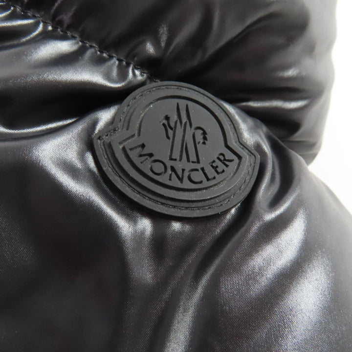 MONCLER ダウンジャケット CLAIR ブラック ナイロン レディース 2 H20931A00022 美品