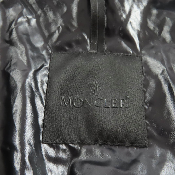 MONCLER ダウンジャケット CLAIR ブラック ナイロン レディース 2 H20931A00022 美品