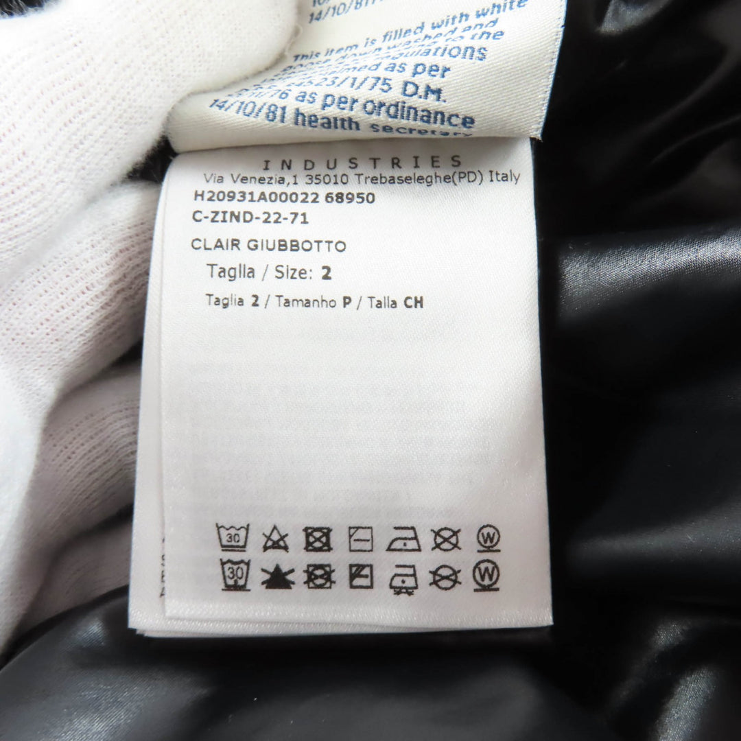 MONCLER ダウンジャケット CLAIR ブラック ナイロン レディース 2 H20931A00022 美品