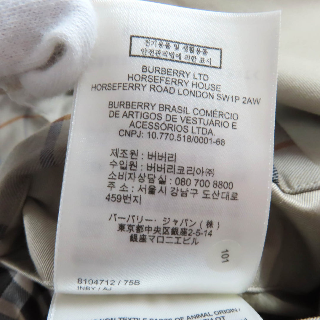 Excellent BURBERRY trench coat beige cotton Women 4 8104712