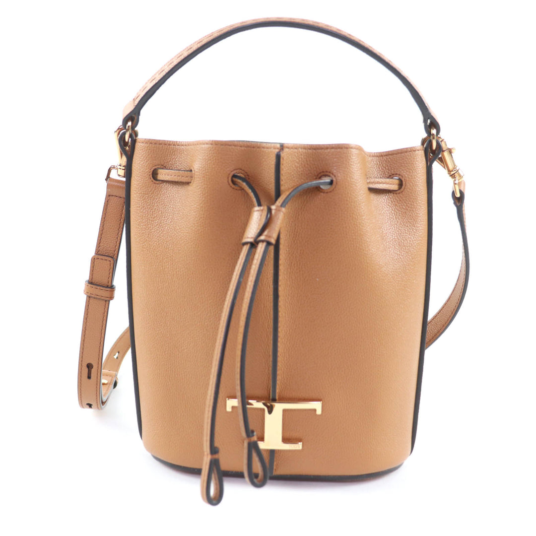 Excellent TOD’S Shoulder Bag Brown leather XBWTSAQ0000Q8ES410