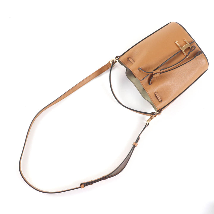 Excellent TOD’S Shoulder Bag Brown leather XBWTSAQ0000Q8ES410