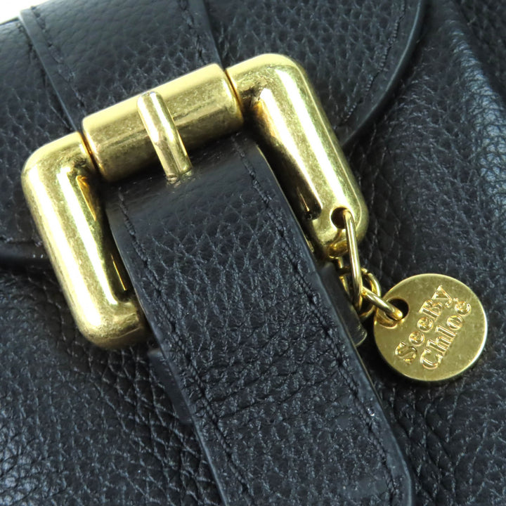 Excellent SEE BY CHLOE Shoulder Bag LESLY One-handle leather mini bag black
