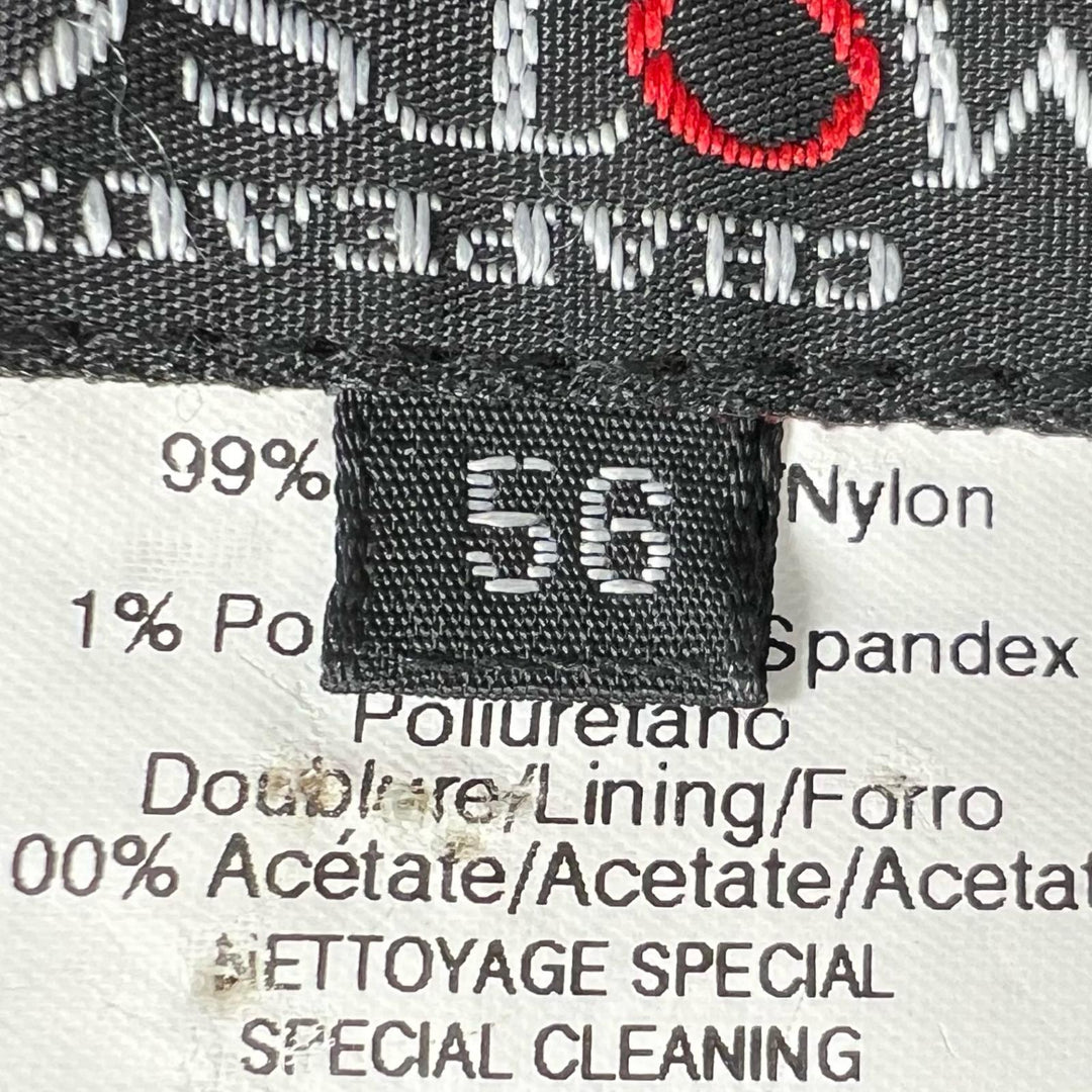 Great MOTSCH HERMES hat H-lift embroidery bucket Dark brown Nylon mens 56