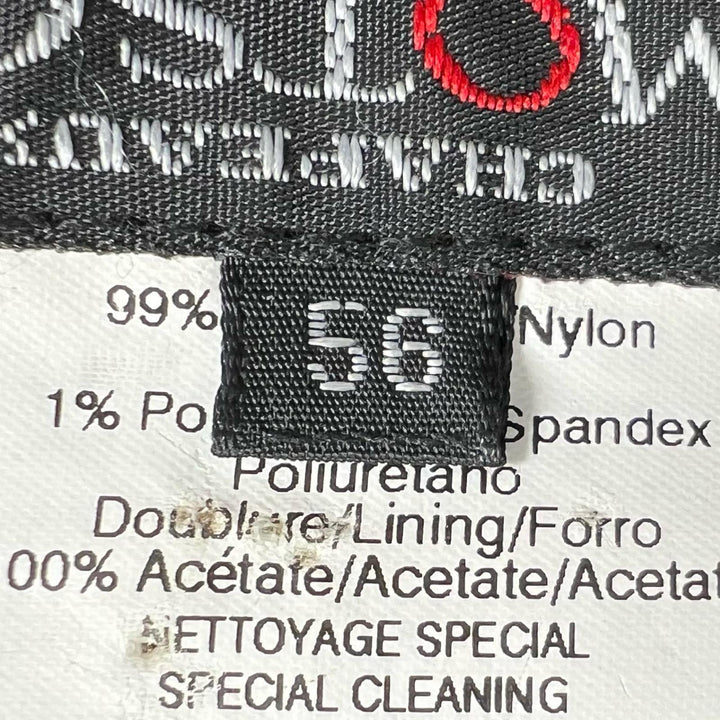 Great MOTSCH HERMES hat H-lift embroidery bucket Dark brown Nylon mens 56