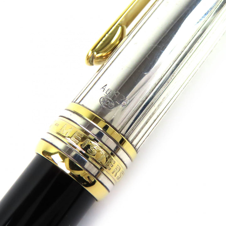 偉大な MONTBLANC ボールペン マイスターシュテュック クラシック ソリティア ドゥエ ヴェルメイユ AG925