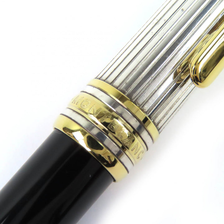 偉大な MONTBLANC ボールペン マイスターシュテュック クラシック ソリティア ドゥエ ヴェルメイユ AG925