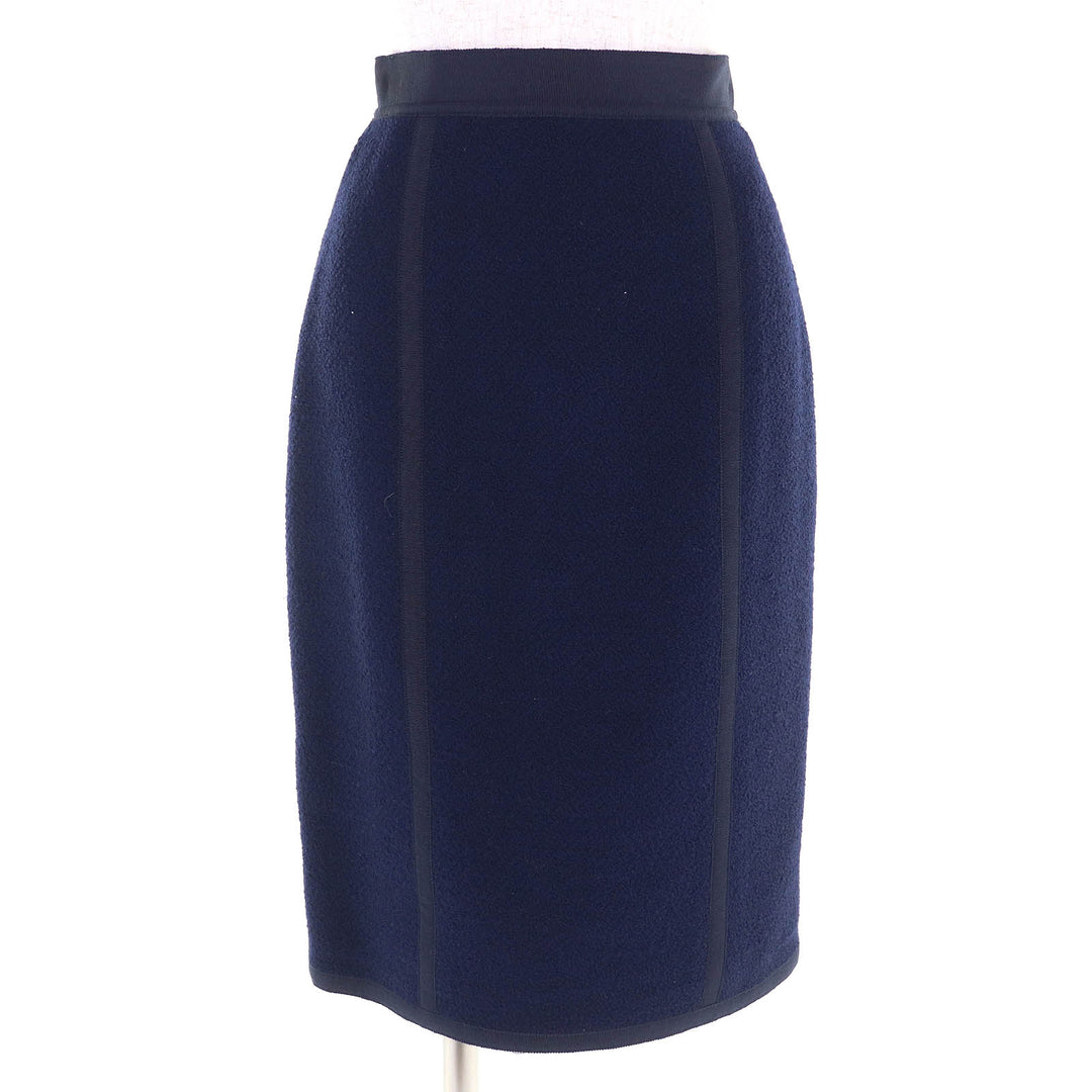 Great CHANEL two-piece set Logo Button Double-Breasted Jacket Title Skirt 34