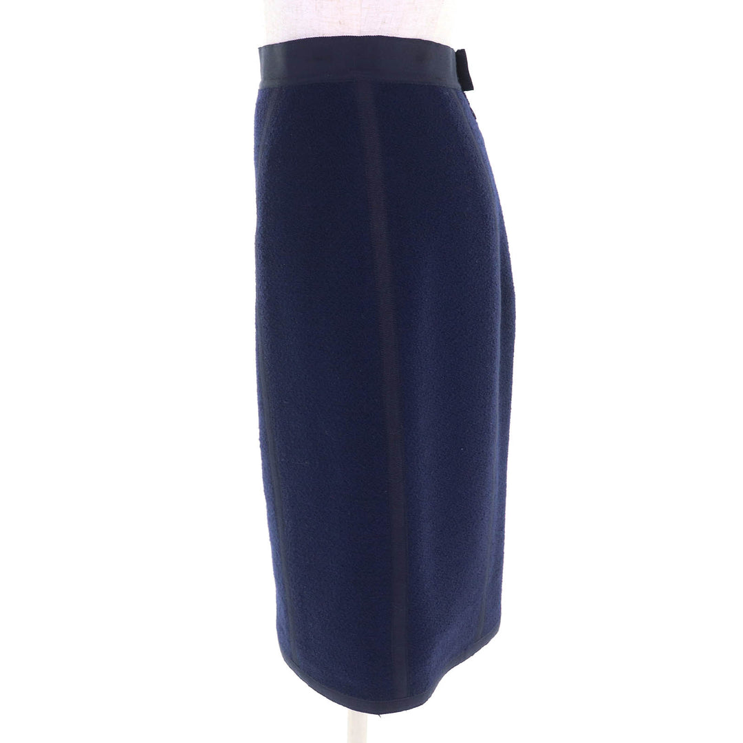 Great CHANEL two-piece set Logo Button Double-Breasted Jacket Title Skirt 34