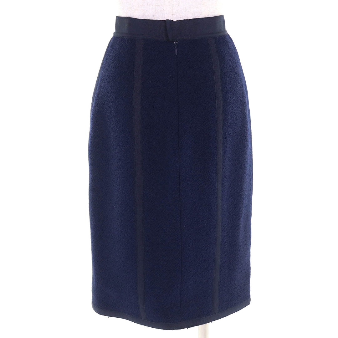 Great CHANEL two-piece set Logo Button Double-Breasted Jacket Title Skirt 34