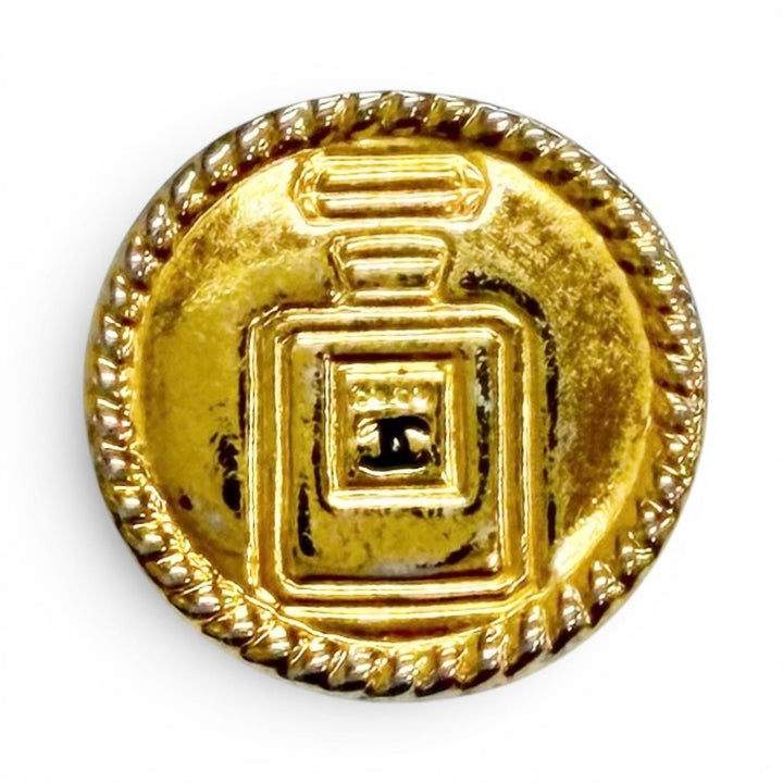 Very Good CHANEL button COCO Mark perfume bottle buttons (14 pieces total) gold