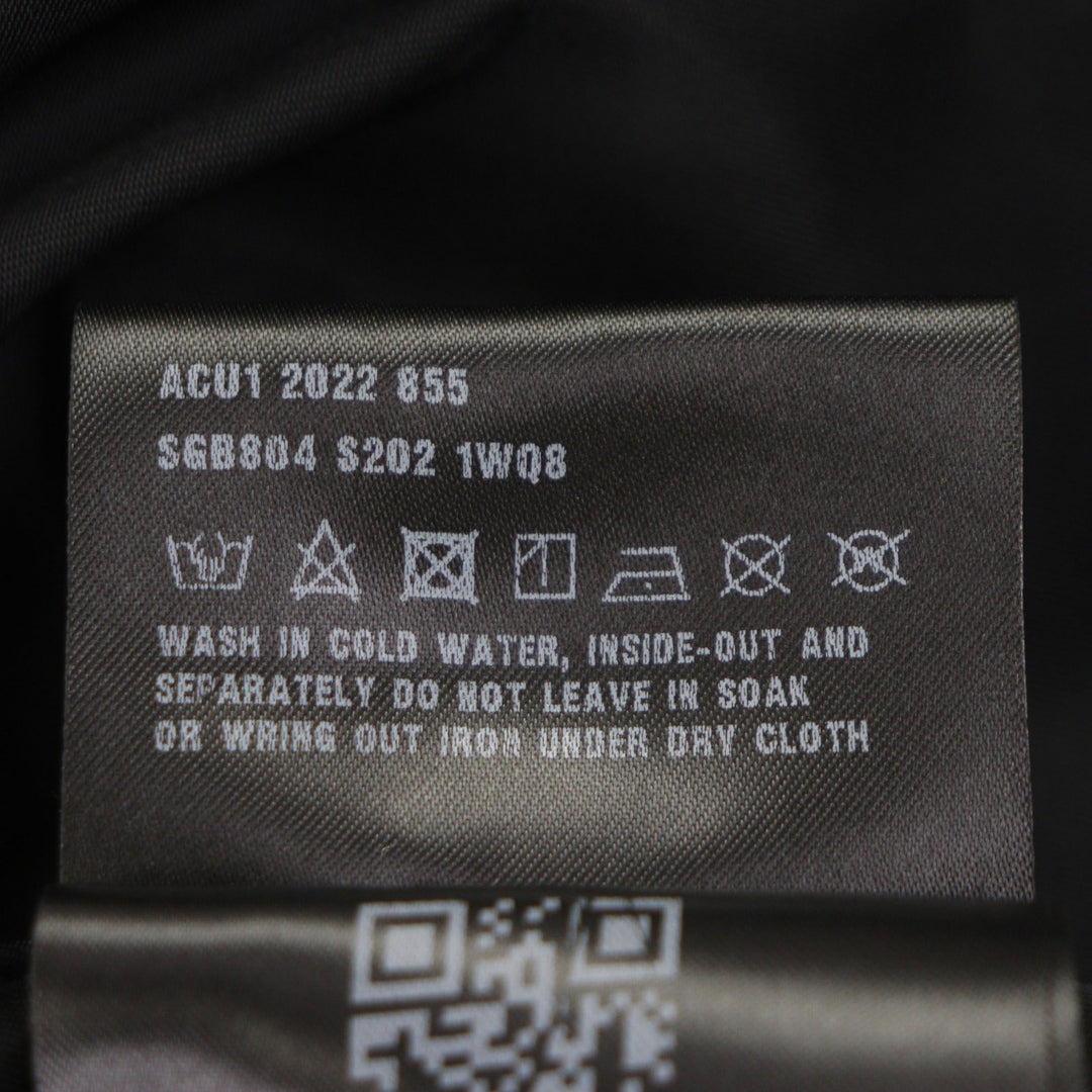 Excellent PRADA Down vest black recycled polyamide mens SGB804