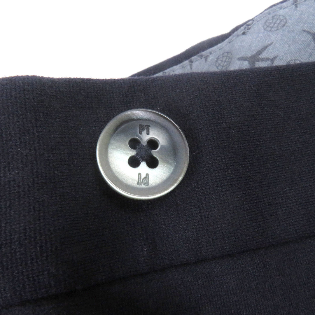 Pristine PT TORINO Pants SUPERSLIM FIT stretch fabric dark blue Rayon mens 56