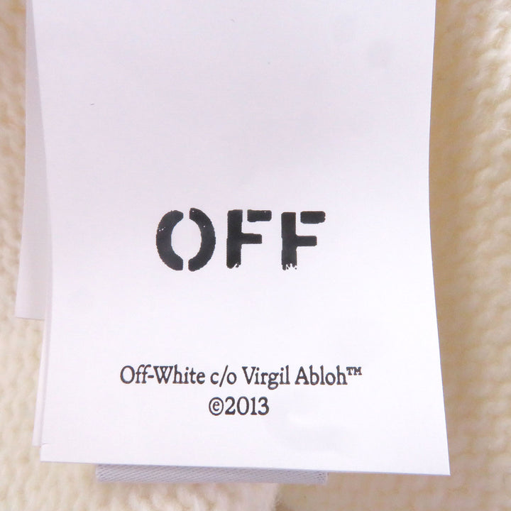 Pristine OFF-WHITE sweater SHARED LOGO KNIT CREWNECK Logo knit