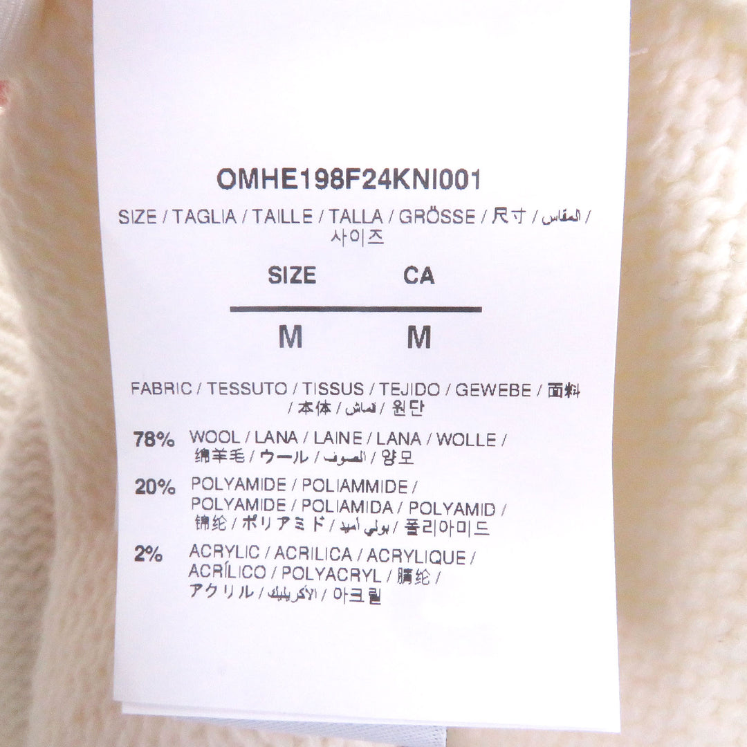Pristine OFF-WHITE sweater SHARED LOGO KNIT CREWNECK Logo knit