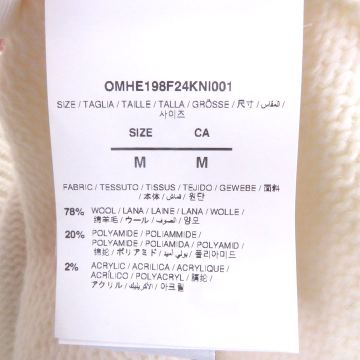 Pristine OFF-WHITE sweater SHARED LOGO KNIT CREWNECK Logo knit