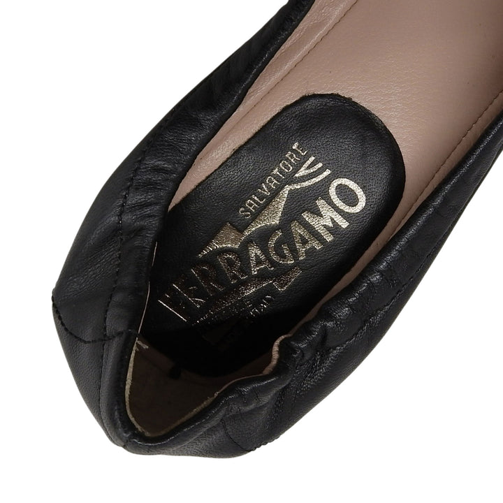 Excellent Salvatore Ferragamo pumps black leather Women 7