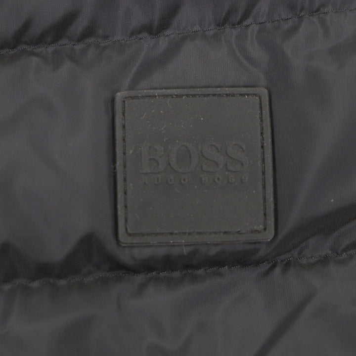 Excellent HUGO BOSS Down jacket black Nylon mens 48