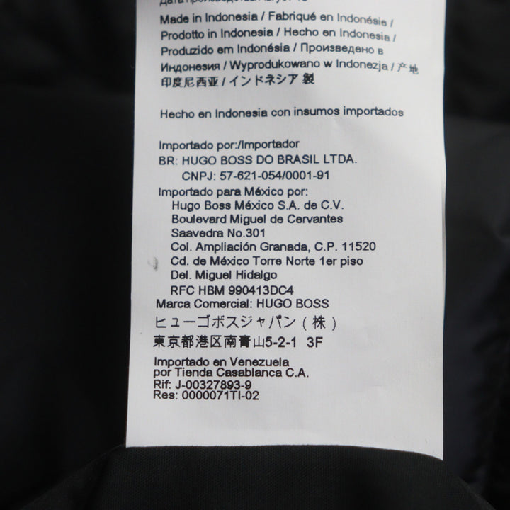 Excellent HUGO BOSS Down jacket black Nylon mens 48