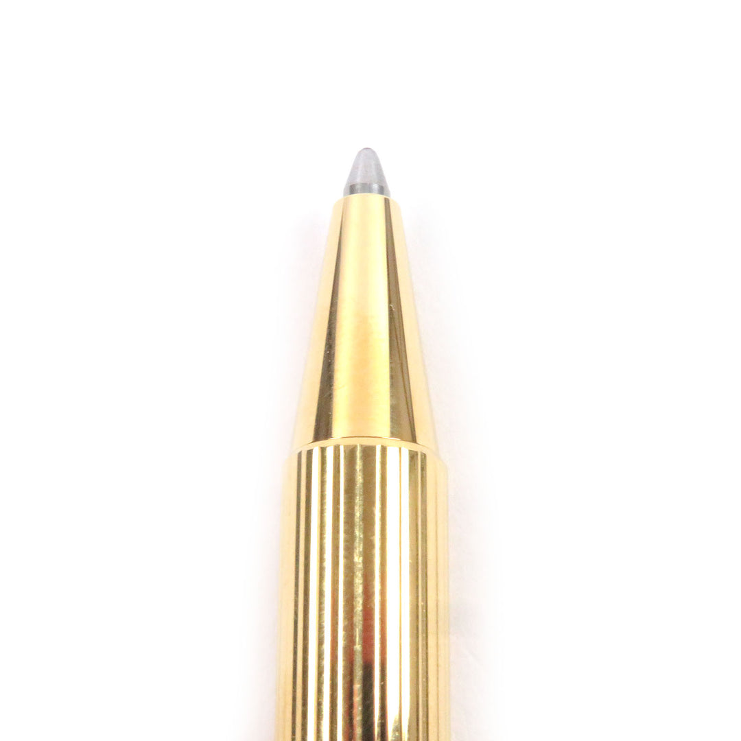 Excellent Cartier Ballpoint pen Must de Cartier Striped Pattern gold