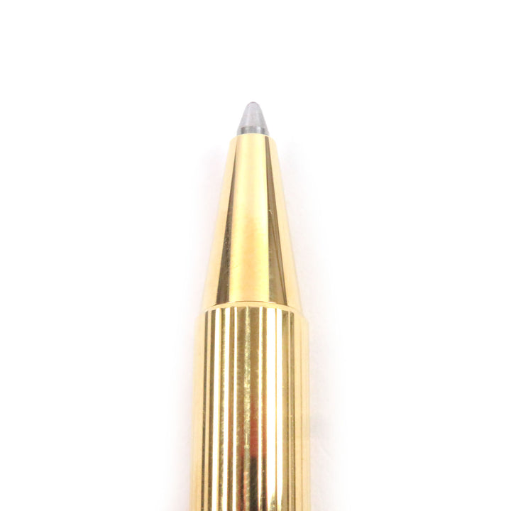 Excellent Cartier Ballpoint pen Must de Cartier Striped Pattern gold