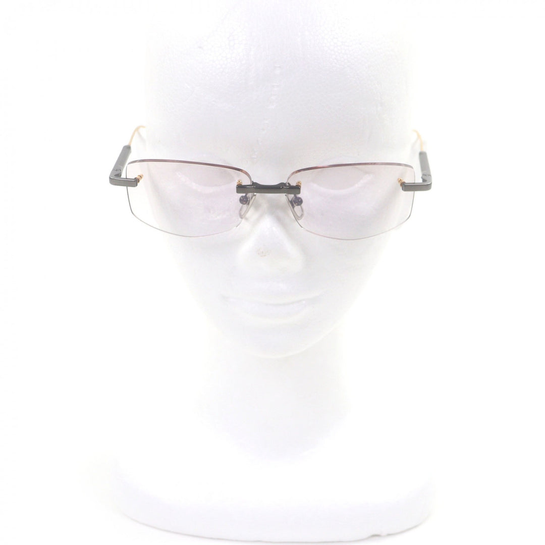 Excellent DITA sunglasses TRYSIM.75 Two Point Rimless gold mens DTX182