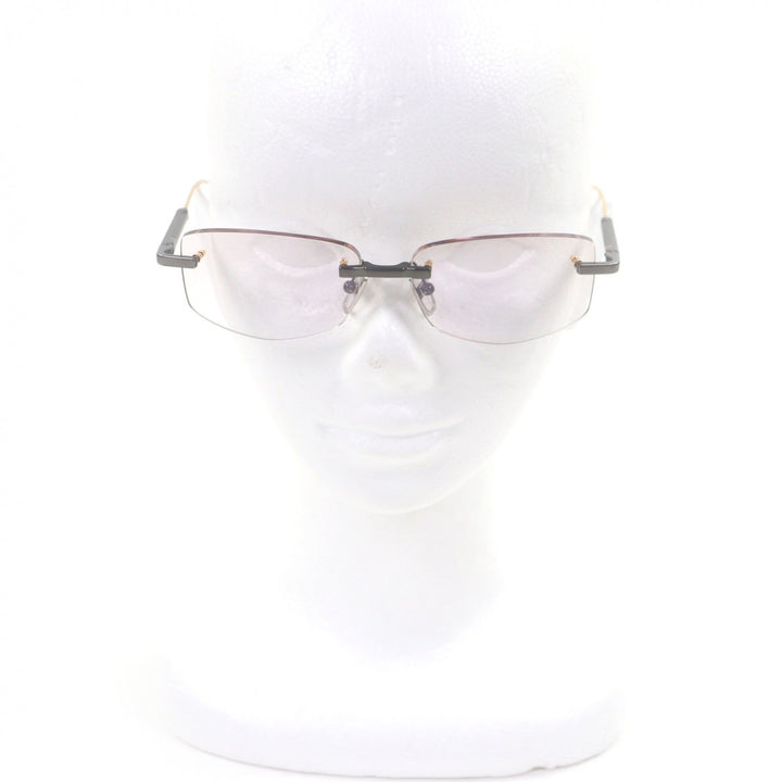 Excellent DITA sunglasses TRYSIM.75 Two Point Rimless gold mens DTX182