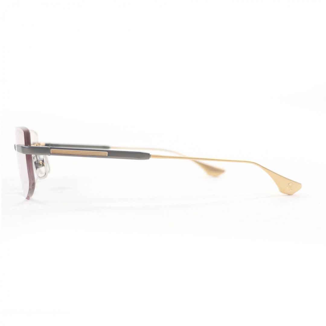 Excellent DITA sunglasses TRYSIM.75 Two Point Rimless gold mens DTX182