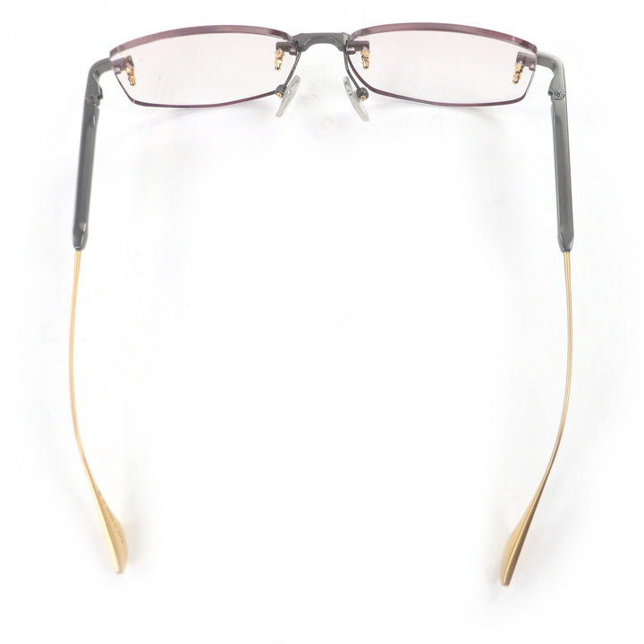 Excellent DITA sunglasses TRYSIM.75 Two Point Rimless gold mens DTX182