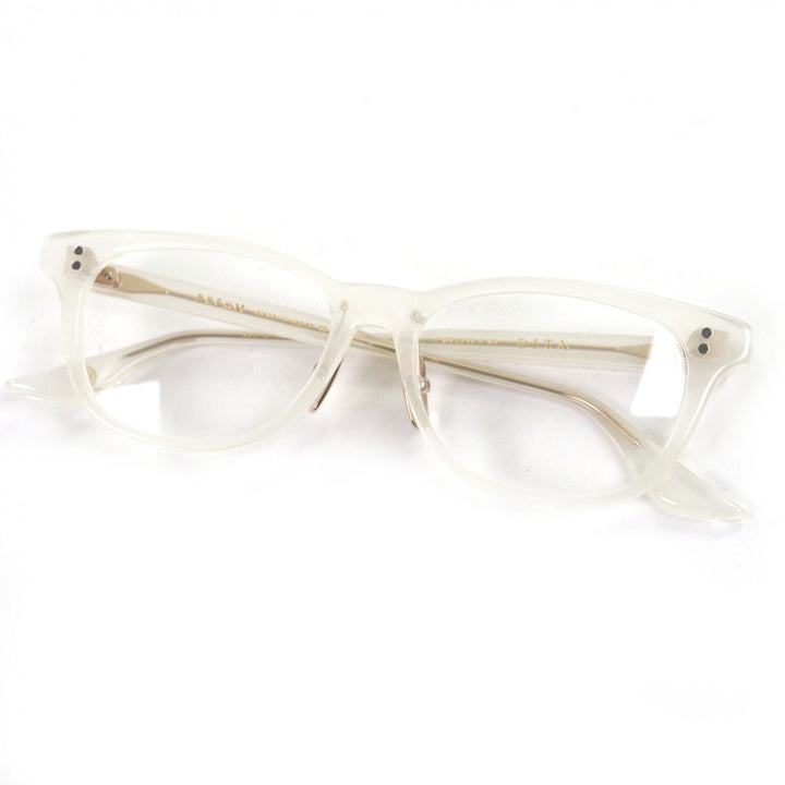 Excellent DITA Glasses BREHM Clear white acetate Women DTX714