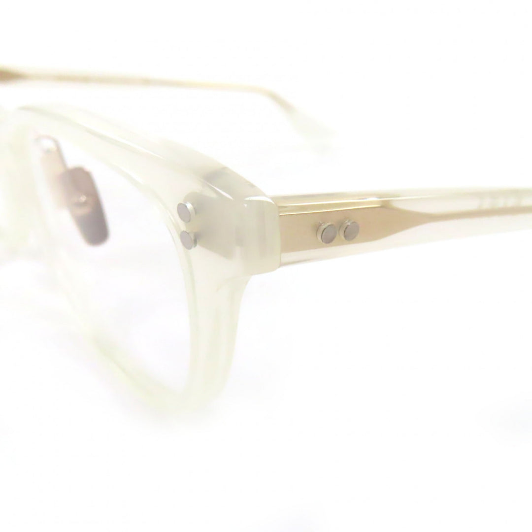 Excellent DITA Glasses BREHM Clear white acetate Women DTX714