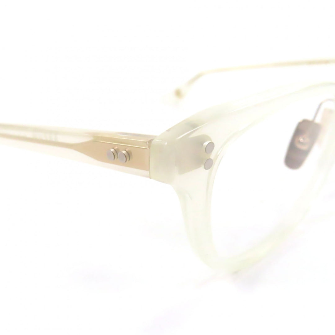 Excellent DITA Glasses BREHM Clear white acetate Women DTX714
