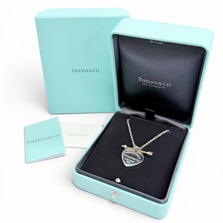 Excellent TIFFANY&Co. Necklace Return to TIFFANY&Co. Lovestruck Heart tag 925